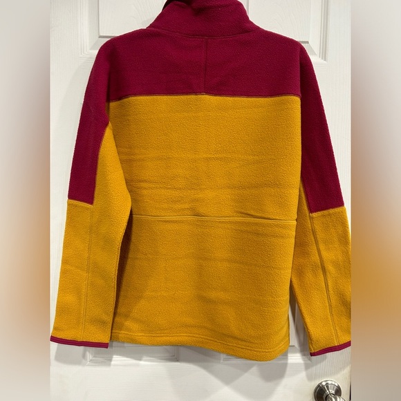 Cotopaxi Women's Large Abrazo Half-Zip Fleece Jacket Raspberry Pink Yellow NWT - Picture 3 of 7